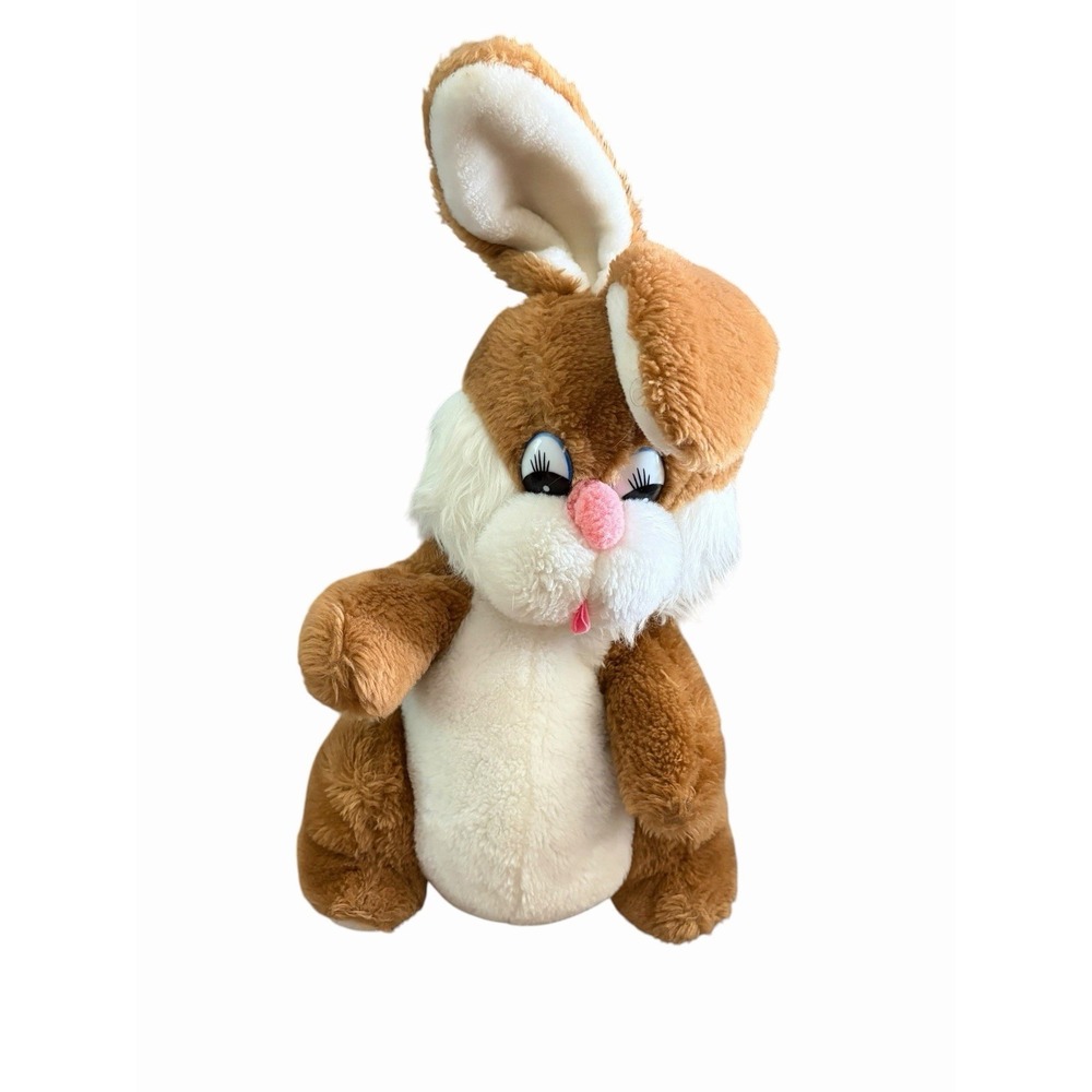 Vintage 1979 Pot Belly BUNNY RABBIT by DAEKOR Stuffed Plush Toy 16"‎